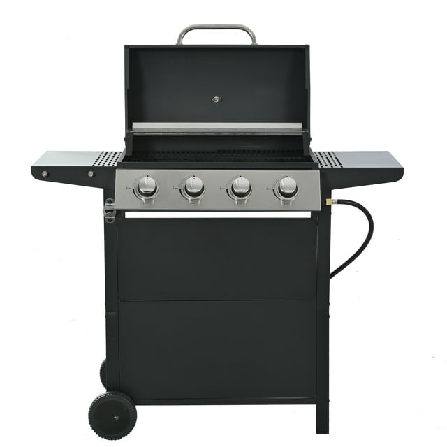 HighSound 4 Burner BBQ Propane Gas Grill, 34200 BTU - VANELC