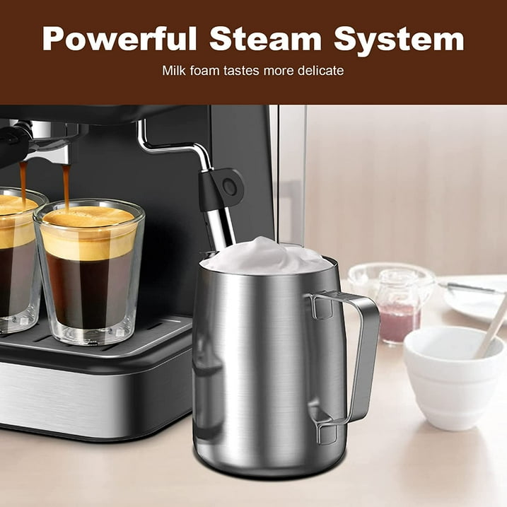 Geek Chef Espresso Machine Coffee Maker, 20 Bar Pump Pressure Espresso & Cappuccino Latte Maker - VANELC