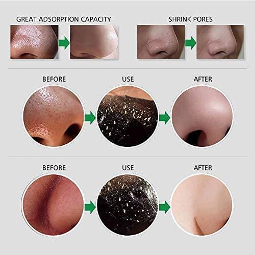 VANECL Blackhead Remover Mask,Peel Off Mask, Activated Charcoal Face Mask for Deep Cleansing, Pore Purifying Blackhead Mask Black Mask for Face Nose All Skin Types 60g - vanelc