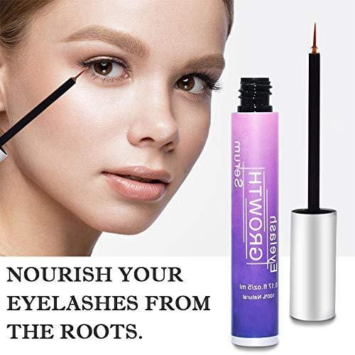 Vanecl Best Organic Lash Serum,Eyelash Growth Serum& Brow Serum,For Long, Thick Looking Natural Lashes and Eyebrows 5ML - vanelc