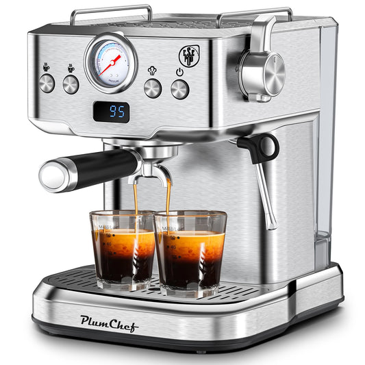 Plum Chef Espresso Machine 20 Bar Coffee Makers - VANELC