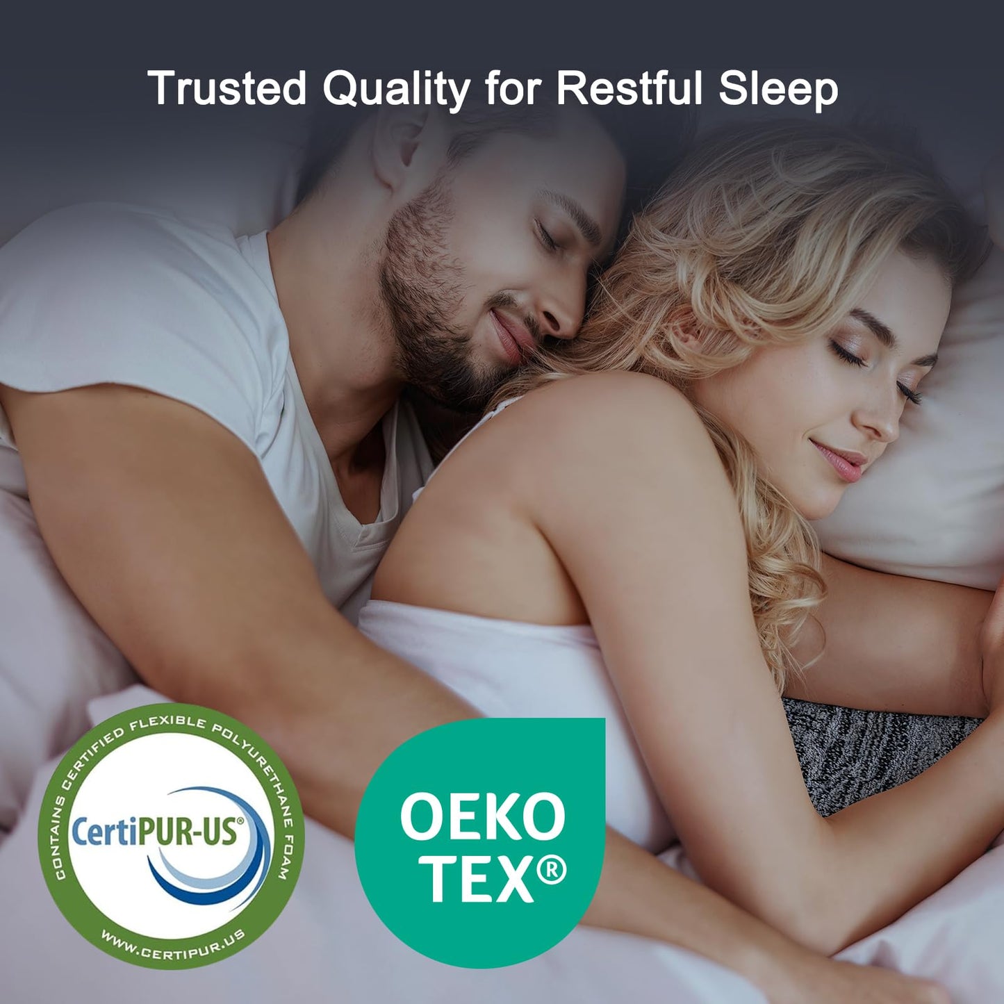 Queen Mattress, 10 Inch Memory Foam Mattress, Medium Firm, Cooling Gel & Graphite Infused, CertiPUR-US Certified, Fiberglass-Free, Bed-in-a-Box - VANELC