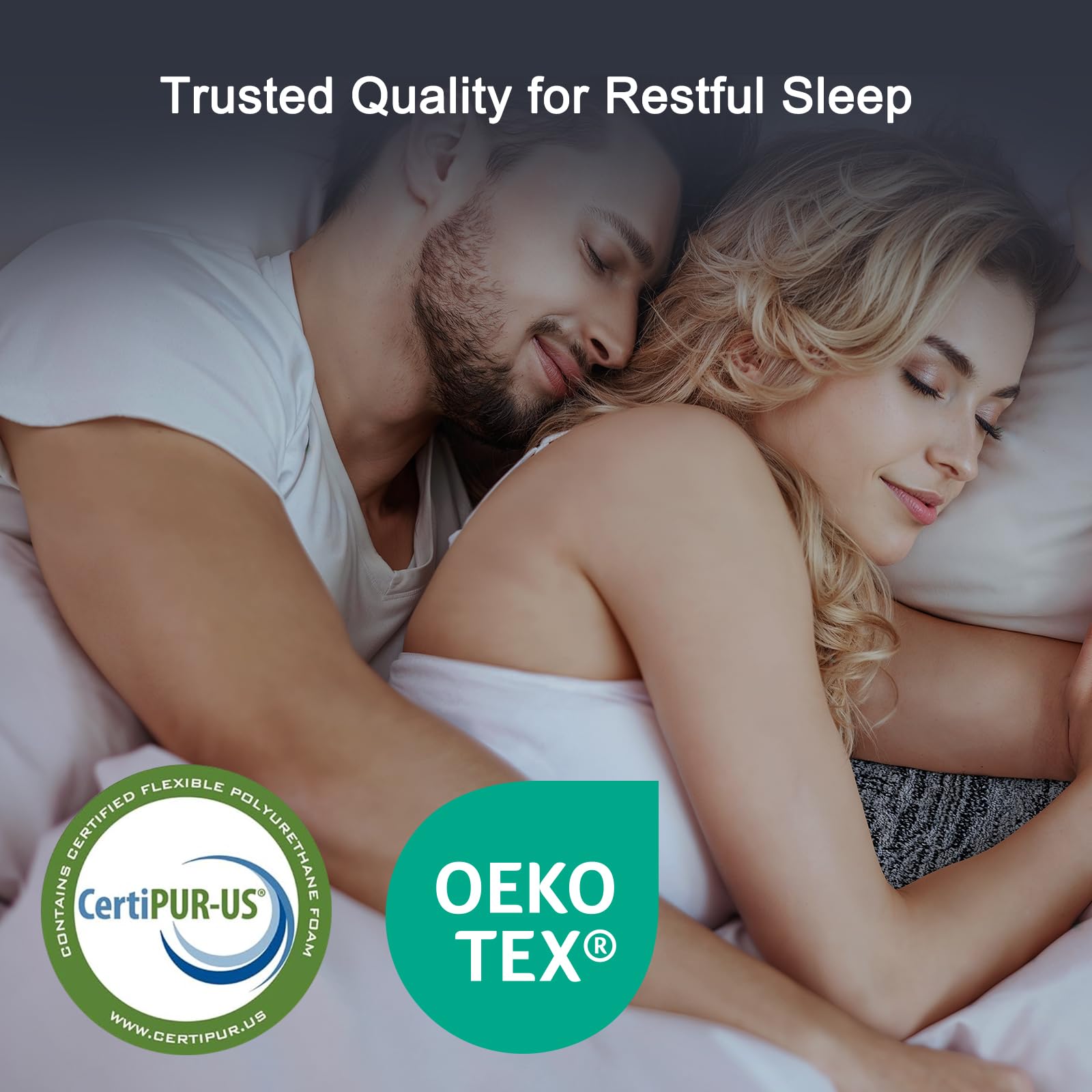 Queen Mattress, 10 Inch Memory Foam Mattress, Medium Firm, Cooling Gel & Graphite Infused, CertiPUR-US Certified, Fiberglass-Free, Bed-in-a-Box - VANELC