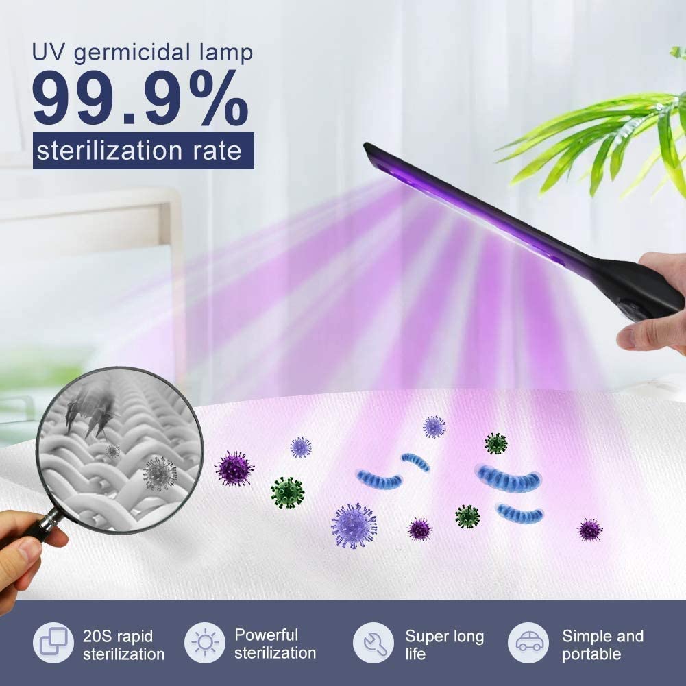 Portable UV Light Sanitizer Travel Wand for Household and Travel (US STOCK) - vanelc