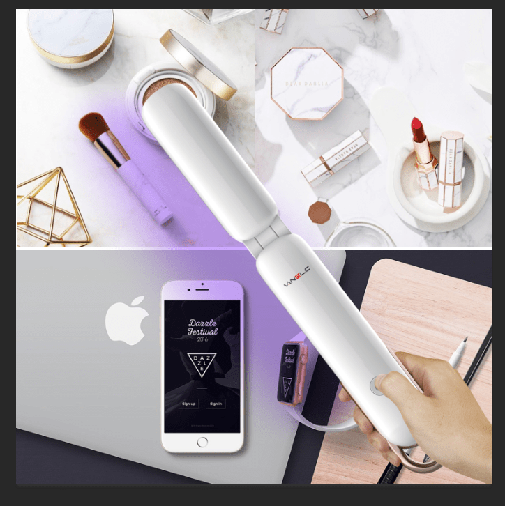 Foldable Handheld UV Light Sanitizer Wand,Efficient 99.99% (US Stock) - vanelc