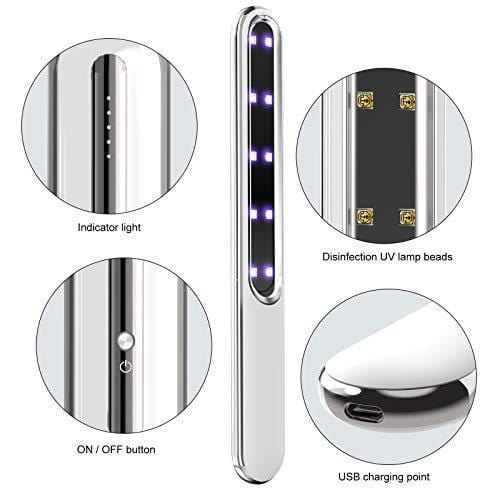 vanelc Portable Rechargeable Fast Charging Type-C UV Light Sanitizer Wand (US STOCK) - vanelc