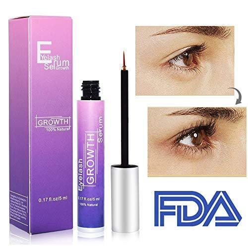 Vanecl Best Organic Lash Serum,Eyelash Growth Serum& Brow Serum,For Long, Thick Looking Natural Lashes and Eyebrows 5ML - vanelc