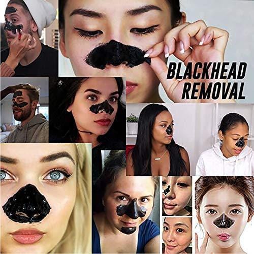VANECL Blackhead Remover Mask,Peel Off Mask, Activated Charcoal Face Mask for Deep Cleansing, Pore Purifying Blackhead Mask Black Mask for Face Nose All Skin Types 60g - vanelc