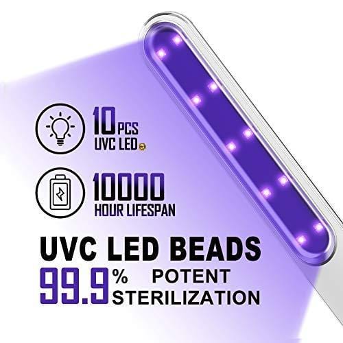 vanelc Portable Rechargeable Fast Charging Type-C UV Light Sanitizer Wand (US STOCK) - vanelc