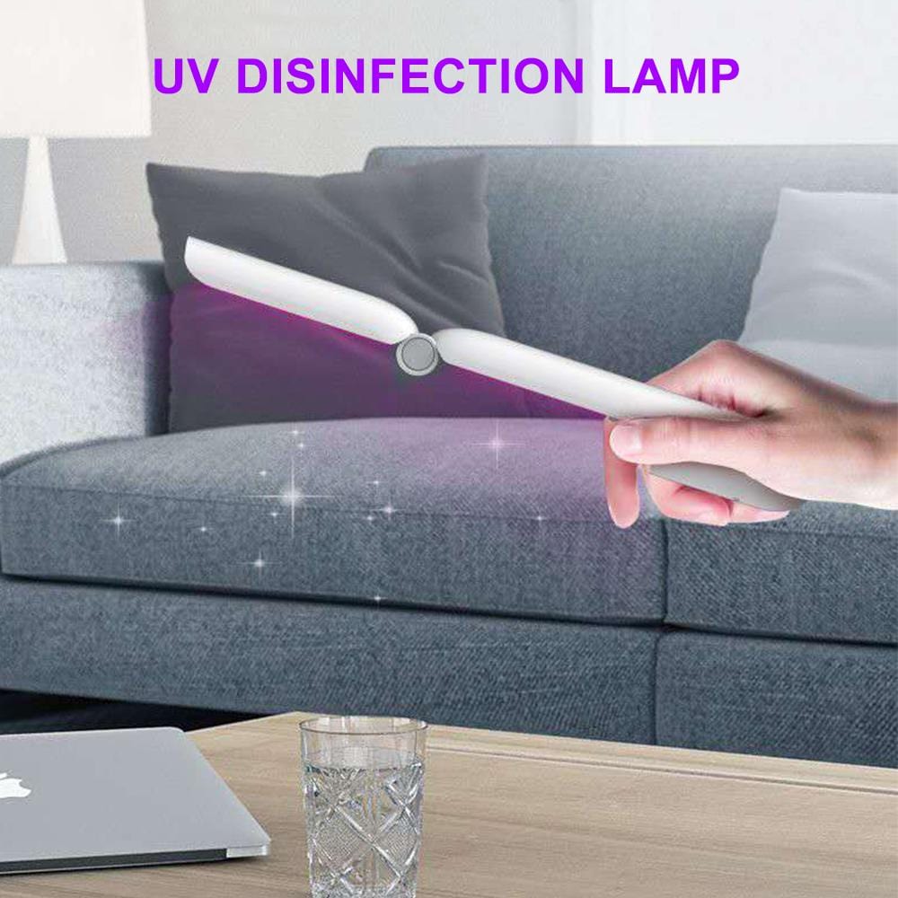 Foldable Handheld UV Light Sanitizer Wand,Efficient 99.99% (US Stock) - vanelc